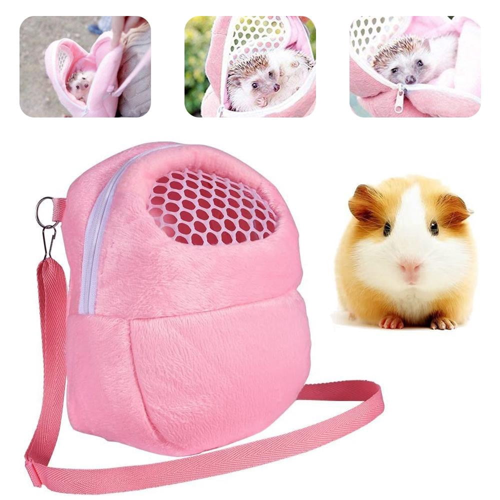 LNGOOR Pet Carrier Bag, Pet Sling Carrier Backpack Portable Breathable Outgoing Bag bonding Pouch for Small Pets Hedgehog Hamsters Sugar Glider Chinchilla Guinea Pig