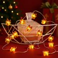 thumbnail image 1 of Uuiauoio Festive LED Christmas Light String with Gift Box Shapes for Indoor Holiday Decor Tree Decoration Window Display Mantle Party Ambiance and Winter Themed Bedroom Lighting, 1 of 6