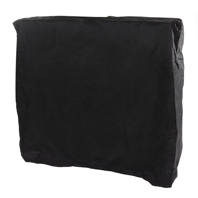 Housse de Table de Tennis, Housse de Table de Pong Zippée Noir Argenté Légère pour Patio