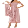 thumbnail image 3 of Robes Maman et Moi Enfant-Arent Décontractées Florales Tenues Familiales Été Assorties Robe Maxi, 3 of 3