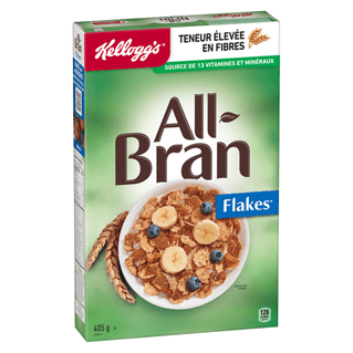 Kellogg's* All-Bran* Flakes Cereal, 405g