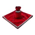 thumbnail image 1 of Classic Pattern Altar Pouch Border Velvet Table Cloth Red, 1 of 6