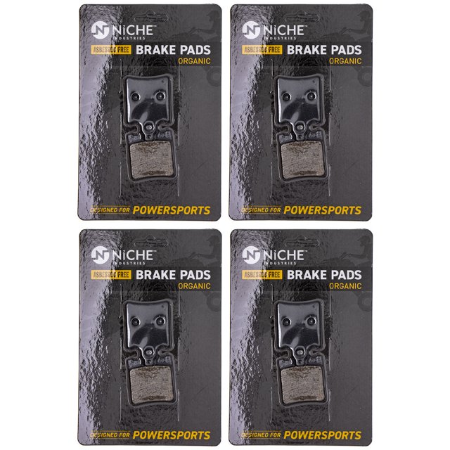 Niche Rear Brake Pad Set for KTM 65 60 SX Organic Motorcycle 4 Pack 519-KPA2584D