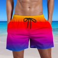 thumbnail image 4 of WEAIXIMIUNG Black Booty Shorts Fashionable and Comfortable Men's Gradient Beach Pants, 4 of 4