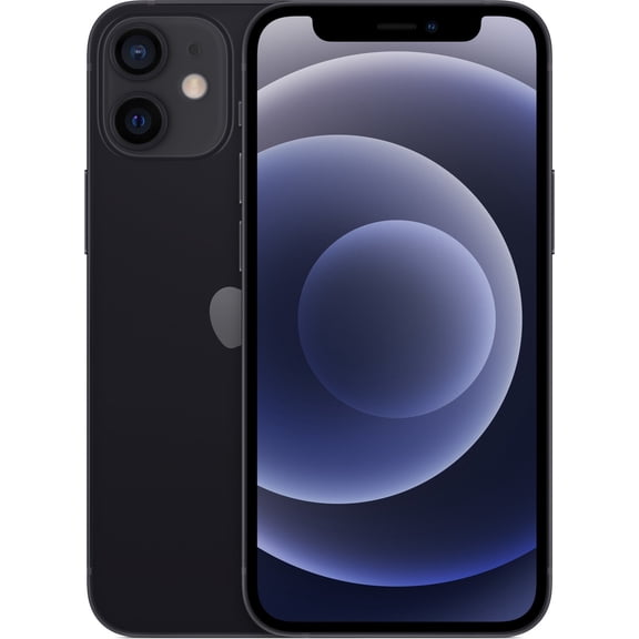 Refurbished Apple iPhone 12 - 64GB – Black – 12MP Dual Rear & 12MP Front Camera - Fully Unlocked Smartphone - Excellent Condition