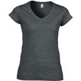 thumbnail image 1 of Gildan Womens Soft V Neck T-Shirt, 1 of 5