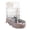 Grey1, variant on Automatic Cat and Dog Food and Water Dispenser for Indoor Outdoor Use Automatic Feeder and Beverage Dispenser Hands-Free Pet Care Solution for Short Absences