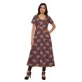 thumbnail image 1 of Moomaya Robe Kurti Longue Indienne Imprimée en Coton Tunique Robes pour Femmes, 1 of 6