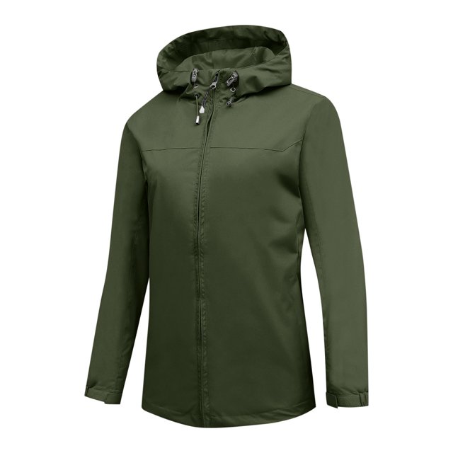 Veste à Capuche Zippée pour Femmes, Piste, Gym, Randonnée, Course, Sortie, Manteau à Capuche pour Adolescentes, Imperméable, Uni, Tenues d'Automne et d'Hiver 2025, Vêtements Tendance