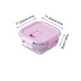 thumbnail image 3 of Yhmxh Kitchen Gadgets,Home and Kitchen,Glass Bento Box Can Be Microwave Oven Students Heated Lunch Box Office Fresh-keeping Box Bento Boxs, 3 of 6