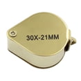 thumbnail image 4 of tamizeot Jewelry Magnifier Lens Clear Jewelers Eyes Tools 30X21mm Magnifying Glass 2Set, 4 of 6