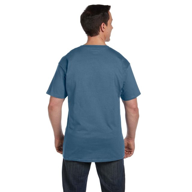 Hanes Men's Beefy-T with Pocket - 5190P (Pack Of 3)