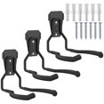 thumbnail image 2 of NUAHRHY 6pcs Garage Power Tool Hook Set Wall Mounted Power Tool Hanger Heavy Duty Garden Tool Organizer Rack String Trimmer Storage Hanger Support 55lbs Max Utility Hooks for Power Tool, 2 of 5