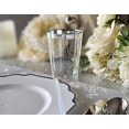 thumbnail image 4 of 100 piece "OCCASIONS" Silver Rimmed Disposable Plastic tumblers, 10oz, 4 of 8