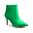 thumbnail image 1 of Unique Bargains Bottines à Talons Aiguilles Hauts à Bout Pointu pour Femmes Vert 8, 1 of 4