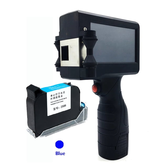 Handheld Inkjet Printer 1/2 Inch Touch Coder Label Print Machine With USB Import QR /Barcode/ Logo 12.7mm Printer ,Complete Kit