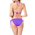 thumbnail image 4 of ylioge Womens Swimsuits Bikini Sets Two-Piece Solid Thongs Bathing Suits, 4 of 6
