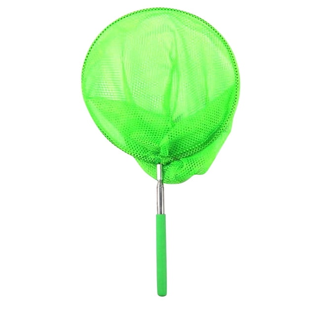 Penkiiy Kids Telescopic Butterfly Fishing Nets for Kids, Catching Insect Net Outdoor Tools for Catching Bugs Fish Insect Ladybird, Extendable 34 Inches and Anti Slip Grip