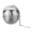 thumbnail image 1 of Stainless Steel Mesh Tea Ball,Stainless Steel Mesh Tea Infuser, Tea Strainer,Tea Infuser Filter For Loose Leaf Tea,Reusable Mesh Tea Interval Diffuser Strainer For Cup And Teapot,1.57x1.57 inches, 1 of 6