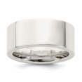 thumbnail image 1 of 925 Sterling Silver 9mm Comfort Fit Flat Size 10 Band Ring, 1 of 2