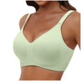 thumbnail image 4 of 2025 Comfortable Seamless Full Coverage Womens Bras Comfortablefor Women Wireless Womens Bras Comfortable Support Bras with Soft Support Strapless Front Buckle LiftRegular and Plus, 4 of 6