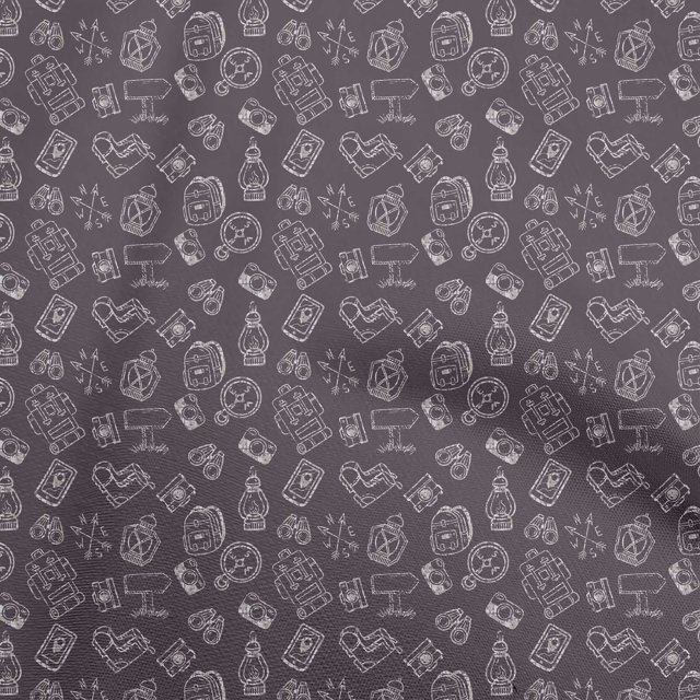 oneOone Viscose Chiffon Gray Fabric Travel Sewing Craft Projects Fabric Prints By Yard 42 Inch Wide