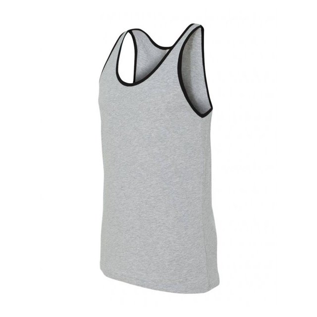 Unisex Jersey Tank - Athletic Heather/Black - X-Large