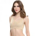 thumbnail image 1 of CNKOO Comfortable Solid Color New Cross Side Buckle Without Rims Gathered Sports Underwear Sleep Bra Black 2XL, 1 of 6