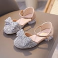 thumbnail image 3 of JDQJBZ Sandales Fille Grande Fille Talon Bas Mode Sandales Princesse Bout Ouvert Chaussures d'Été, 3 of 5