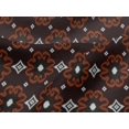 thumbnail image 4 of oneOone Viscose Jersey Fabric Diamond & Swirl Ikat Decor Fabric Printed BTY 60 Inch Wide, 4 of 5