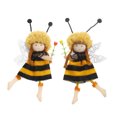 thumbnail image 2 of 2pcs Bee Festival Cute Girl Pendant Creative Bee Festival Sun Flower Spring Decoration Toy, 2 of 8