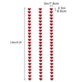 thumbnail image 4 of Mlkoz Home Decor , Rideau de Porte Rouge en Forme de Cœur Non Tissé pour Mariage, Cadeaux pour Maman, 4 of 7
