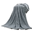 thumbnail image 1 of Super Soft Throw Blankets 70*100Cm Super Soft Warm Solid Warm Micro Plush Fleece Blanket Throw Rug Sofa Bedding, 1 of 4