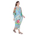 thumbnail image 4 of Robe Kaftan Longue Décontractée Ample à Manches Kimono pour Femmes Grande Taille, Tenue de Villégiature, Robe de Soirée, Fête, Été, Plage, Couvre-Maillot, 4 of 6