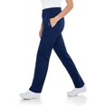 thumbnail image 2 of Landau Essentials 2 Pocket Scrub Pants for Women: Classic Relaxed Fit, Elastic Waist 8320, 2 of 10