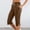 01 Brown, variant on Weiqiqre Wide Leg Pants Woman Summer Casual Workout Capri Yoga Pants Straight Leg Exercise Lounge Pants with Pockets