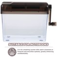 thumbnail image 3 of Greenadscape Wear Resistant Paper Shredder Hand Shredder Grey ABS for Home Use 1Set, 3 of 6