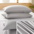 thumbnail image 5 of Pillow Cases Set of 2 Envelope Closure Pillow Covers Soft Brushed Microfiber Fabric Shrinkage and Fade Resistant 17.7*30 Inch Standard Size Machine Washable Bedding Accessories for Home Bedroom Decor, 5 of 5