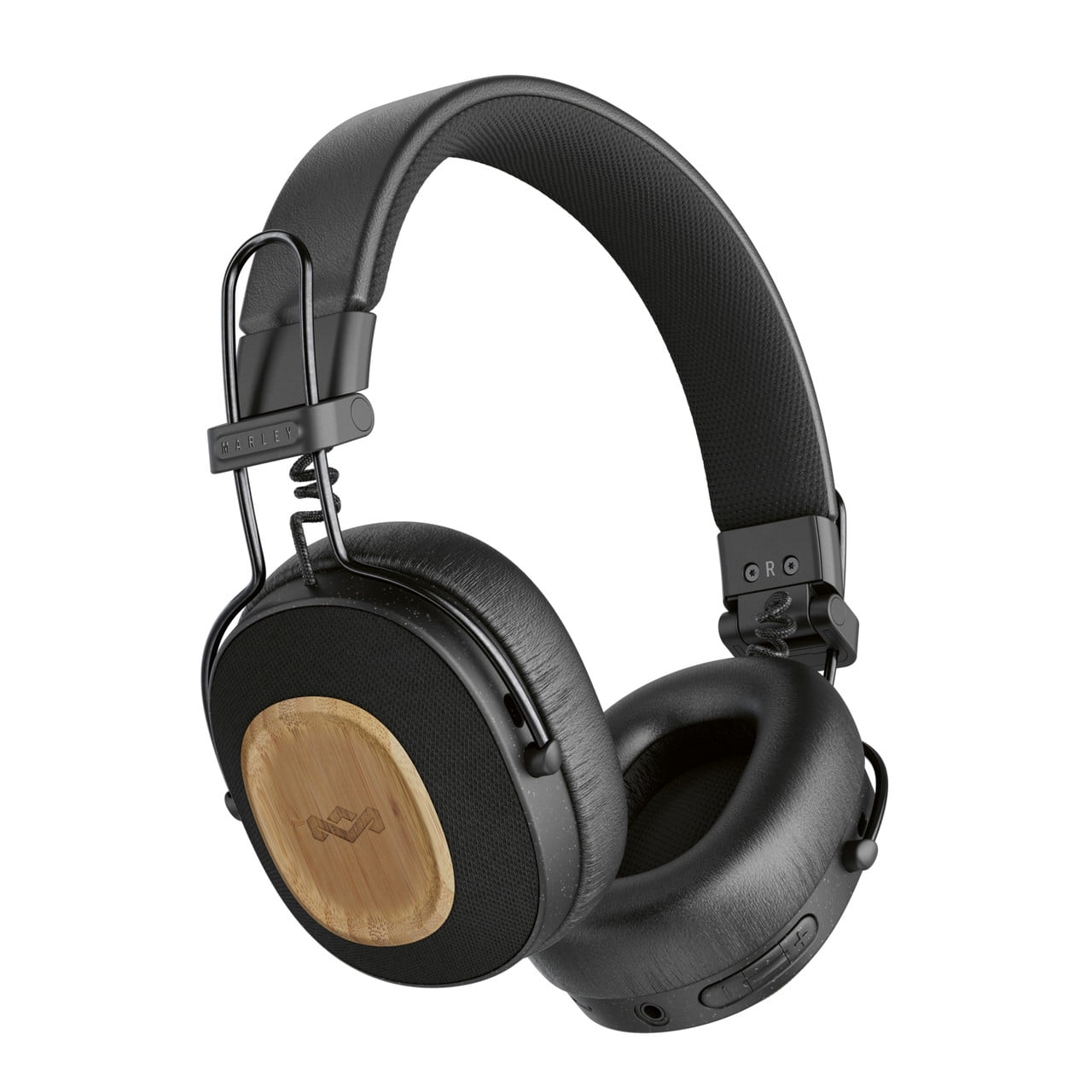 House of Marley Positive Vibration Riddim Bluetooth Headphones- Black