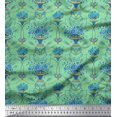 thumbnail image 1 of Soimoi Poly Georgette Fabric Pot & Artistic Flower Printed Fabric 1 Yard 52 Inch Wide, 1 of 3