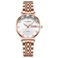 thumbnail image 1 of WIFKLSIIPG Ms. Business Steel Belt Watch Calendar Sports Ms. Waterproof Watch, 1 of 1
