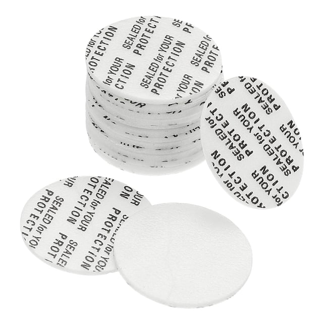 Unique Bargains Joint Sensible à la Pression en Mousse PS de 23 mm Résistant, Blanc, Lot de 100
