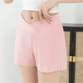 thumbnail image 2 of FAIWAD Maternity Crossover Shorts Soft Stretchy Full Coverage Breathable Boyshorts for Under Dresses, 2 of 3