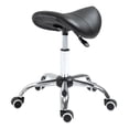 thumbnail image 1 of HOMCOM Tabouret de Salon Hydraulique à Roulettes à Hauteur Réglable Chaise Selle Pivotante, 1 of 10