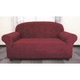 thumbnail image 1 of (75x88") Loveseat Stretch Slipcover -Burgundy, 1 of 3