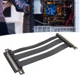 thumbnail image 1 of PCIe 5.0 X16 Extension Cable 128Gbps Gen 5 GPU Graphics Card Flexible Extender with Ultra Flexible Cable Technology, Double Grounding and Airflow Design, 1 of 7