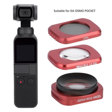 CR Wide Anglefor Osmo Pocket,3pcs CR Wide Angle X Macro Filterfor Osmo Pocket Lens Filter Kitfor Osmo Pocket Maximized Efficiency
