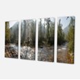 thumbnail image 2 of Mountain River Panorama - Landscape Canvas Art Print, 2 of 3