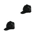 thumbnail image 2 of Wweixi Warm Up In Style With Fashionable Wool Cap For Cold Weather Knitted Hats Knitted Caps Funny Hat Wool Hat Ear Protectors black 2Set, 2 of 6