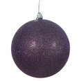 thumbnail image 1 of Vickerman 12" Plum Glitter Ball Ornament, 1 of 2